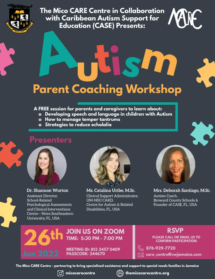 Autism Parent Coaching Workshop 2022